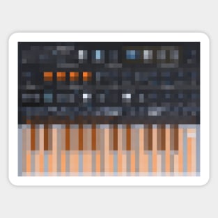 MicroFreak Synth Pixelart Design Sticker